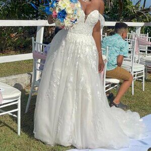 Stella York A-Line Ivory Wedding dress